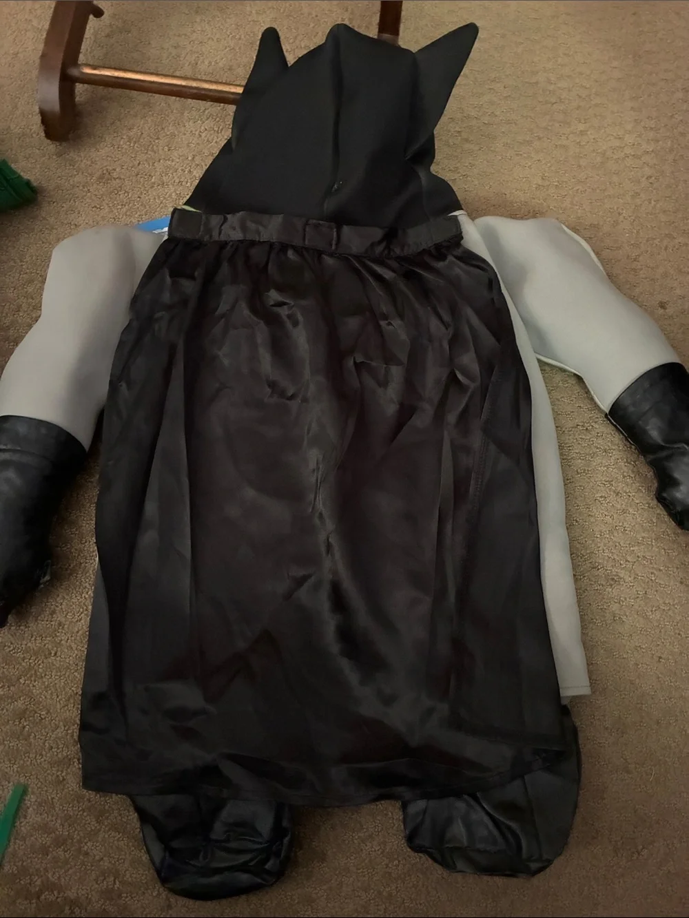 DC Batman Dog Costume - Gray, Black & Yellow
